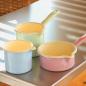 Preview: Riess Stielkasserolle mit großem Ausguss, Bunt/Pastell Classic